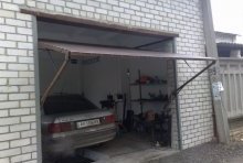 Подъёмно-поворотные гаражные ворота